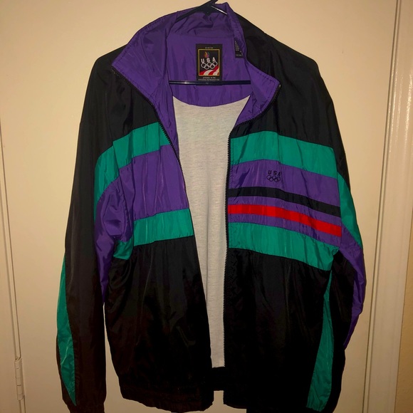 Vintage 90s USA Olympic Windbreaker from JCPenny - Picture 1 of 3